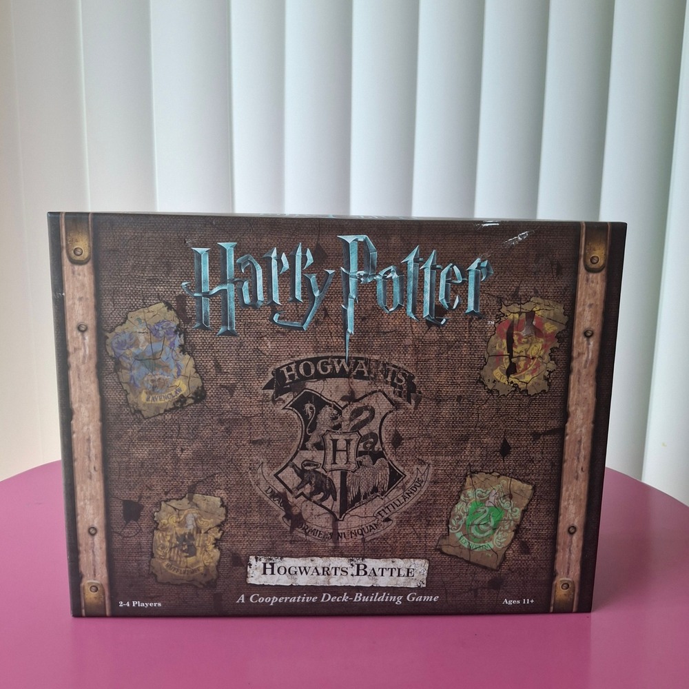 USAopoly Harry Potter Hogwarts Battle Cooperative Deck Building Board Game Brown